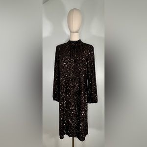 NWT Lafayette 148 Womens Sequin Dress